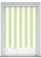 Scion Central Stripe Pea Green Blackout Roller Blind