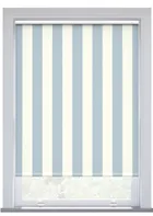Scion Central Stripe Cornflower Blackout Roller Blind