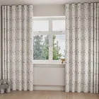 Twinkle Stars Silver Wave Curtain Blinds Uk