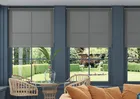 Roma Fuscous Grey - Motorised Roller Blind