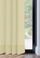 Biscuit Rustic Weave Vertical Blind