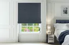 Bolzano Blue - Textured Chenille Roman Blind