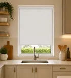 Luxury Cream - Pvc Blackout Waterproof Roller Blind
