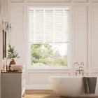 Parchment & Chalk Faux Wood Blind - 50mm Slat
