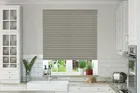 Charisma Dark Grey - Slat Faux Wood Blind