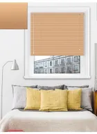 Matte Soft Orange 25mm Aluminium Venetian Blind