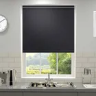 Kensington Plain Made To Measure Roller Blind Noir
