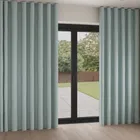 Monet Aquamarine Wave Curtain Blinds Uk