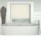 Shower Safe Butter Cream Cordless Roller Blind