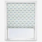 Pesce Blue Roman Blind