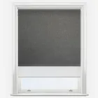Leniro Blackout Mole Grey & White Double Roller Blind