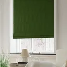 Clarence Velvet Made To Measure Roman Blind Forest