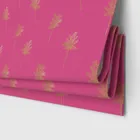 Sara Miller Small Palm Tree Pink Motorised Blinds Uk