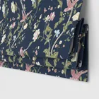 Laura Ashley Summer Palace Midnight Blue Motorised Blinds Uk