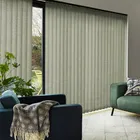 Piper Olive Light Filtering Vertical Blinds