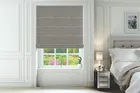 Etna Grey - Woven Twist Fit No Drill Roman Blind
