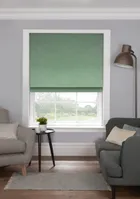 Eb Herringbone Sage Roman Blind
