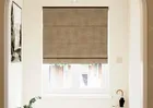 Faux Suede Latte - Roman Blind