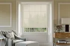 Logan Cream - Textured Herringbone Voile Roller Blind