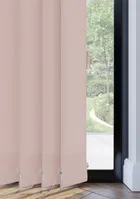 Pink Twill Vertical Blind