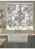 Oriental Aviary Blush Roller Blind By Boon &amp; Blake