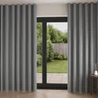 Harlow Slate Wave Curtain Blinds Uk