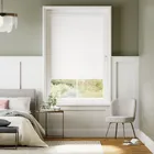 Perfect Fit Florence Blackout Crisp White Roller Blind