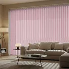 Polaris Rose (blackout) Blackout Vertical Blinds