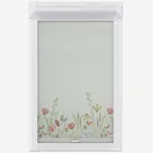 Wild Garden Poppy Perfect Fit Roller Blind