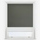 Double Roller Fusion Blackout Slate Grey & White Double Roller Blind