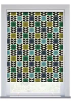 Orla Kiely Spot Flower Stem Blue Green Roller Blind
