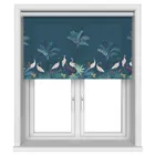 Twistfit Sara Miller Heron Border Teal Blinds Uk