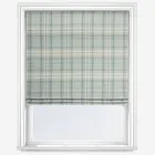 Shaker Check Wedgewood Roman Blind