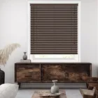 50mm Fired Walnut Wooden Blinds
