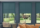 Roma Teal - Motorised Roller Blind