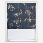 Sara Miller Birds & Gate Deep Navy Roman Blind