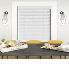 Gloss Pure White Wood Blind
