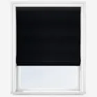 Touched By Design Luxe Faux Silk Ebony Roman Blind