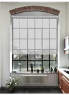 Nordic Grey 5% Sunscreen Cordless Spring Loaded Roller Blind
