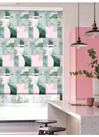 Connect Forest Geometric Roller Blind