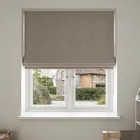 Bogota Velvet Mushroom No Drill Blinds Uk