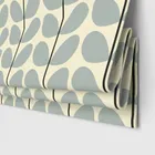 Orla Kiely Two Colour Stem Powder Blue Motorised Blinds Uk