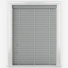 Dalby Smoke Grey With Dove Tapes Wooden Venetian Blinds