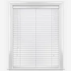 Lusso Pure White Wooden Venetian Blind