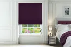 Omni Purple - Soft Velvet Roman Blind