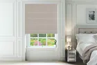 Joni Latte - Textured Roman Blind