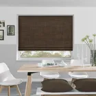 Oulu Chestnut Roman Blinds