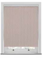 Emily Bond Oscar Stripe Raspberry Roller Blind