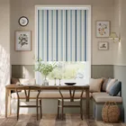 College Stripe Blue Roller Blind