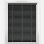 Dalby Bamboo Jarrah Black With Jet Tapes Wooden Venetian Blind